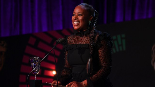 Article thumbnail: LONDON, ENGLAND - APRIL 23: Charlene White presents the Editing: Factual Award at the 2023 BAFTA Television Craft Awards, onstage during the BAFTA Television Craft Awards 2023 held at The Brewery on April 23, 2023 in London, England. (Photo by Kate Green/BAFTA/Getty Images for BAFTA)